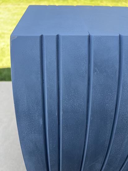Over sanded the corner