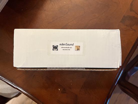 Label on the top of the box
