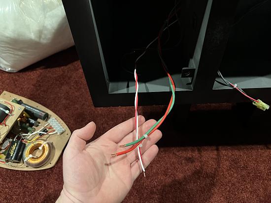 Wires that hook up to crossover